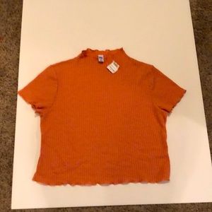 Women’s Crop Top, Salmon Color, It’s Fashion, Plus Sports Wear, Size 1X